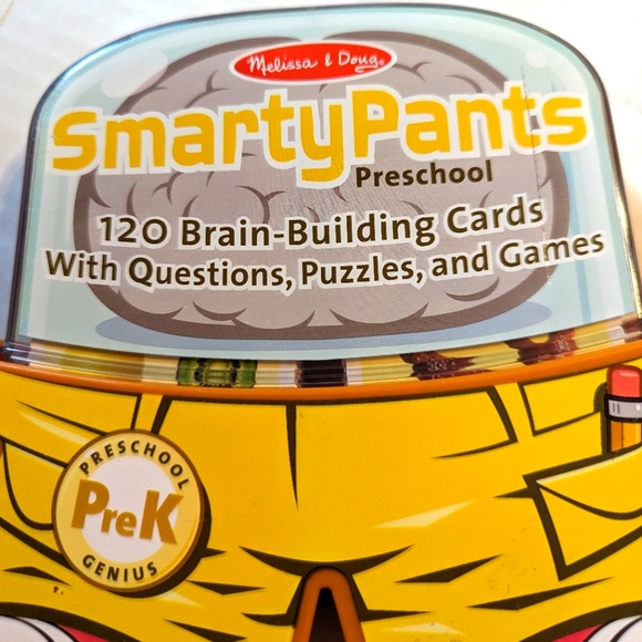 Melissa & Doug Smarty Pants PreK Preschool Brain Building Cards - Picture 2 of 5